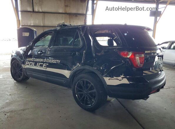 1FM5K8D88JGC66160 2018 FORD EXPLORER Black Հետևի ձախ