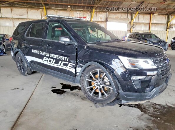 1FM5K8D88JGC66160 2018 FORD EXPLORER Black Առջևի աջ
