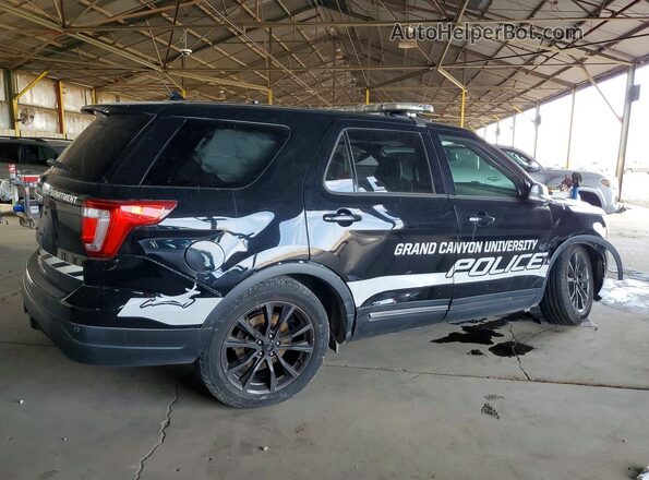 1FM5K8D88JGC66160 2018 FORD EXPLORER Black Հետևի աջ