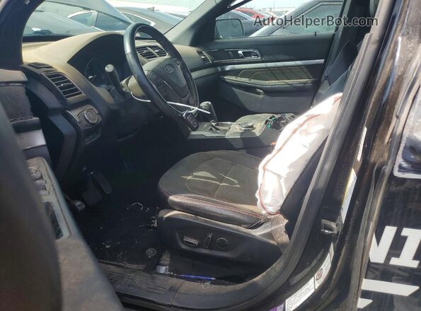 1FM5K8D88JGC66160 2018 FORD EXPLORER Black Սալոնի դիմացի տեսք