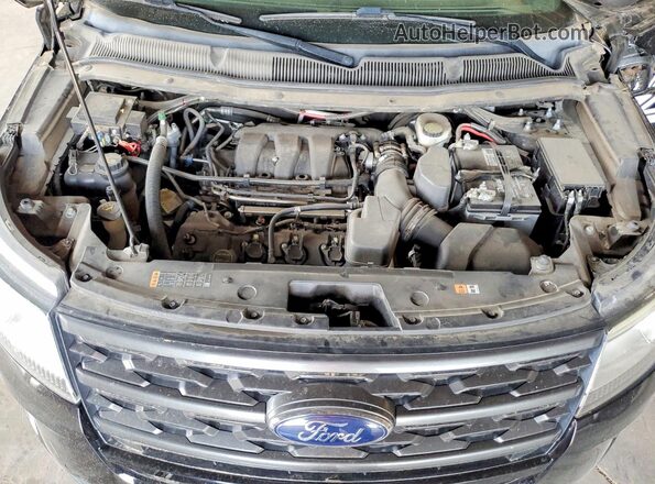 1FM5K8D88JGC66160 2018 FORD EXPLORER Black Սալոնի հետևի տեսք