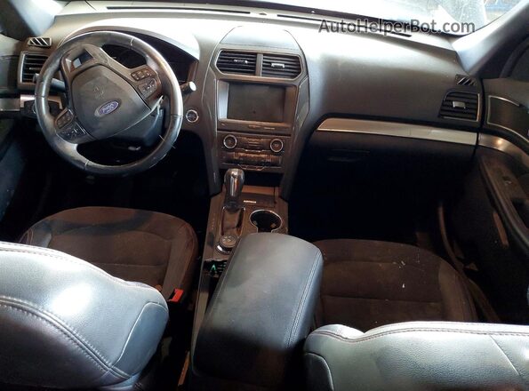 1FM5K8D88JGC66160 2018 FORD EXPLORER Black Առջևի վահանակի տեսք