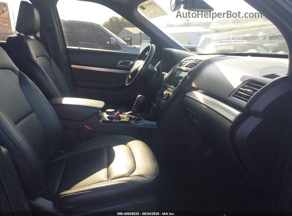 1FM5K8D88JGC78986 2018 FORD EXPLORER Black წინა სალონის ხედი