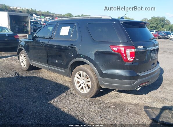 1FM5K8D88JGC78986 2018 FORD EXPLORER Black უკანა მარცხენა