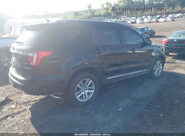 1FM5K8D88JGC78986 2018 FORD EXPLORER Black უკანა მარჯვენა