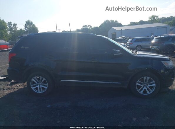 1FM5K8D88JGC78986 2018 FORD EXPLORER Black უკანა სალონის ხედი