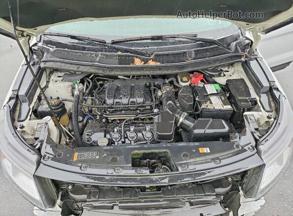 1FM5K8D88KGA81334 2019 FORD EXPLORER White Vista del compartimento del motor