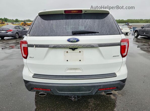1FM5K8D88KGA81334 2019 FORD EXPLORER White Vista trasera