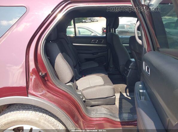 1FM5K8D88KGA86694 2019 FORD EXPLORER Maroon VIN կոդի պիտակի տեսք