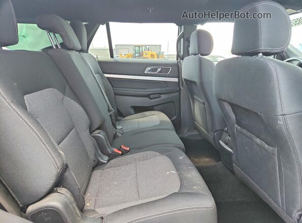 1FM5K8D89GGA37253 2016 FORD EXPLORER Серебряный Вид задней части салона