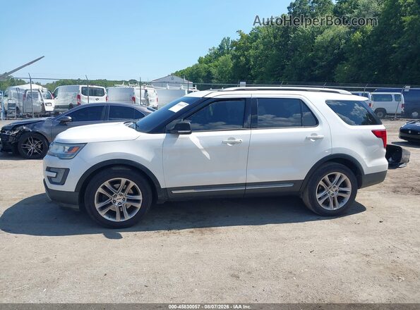 1FM5K8D89GGC19289 2016 FORD EXPLORER White Widok wnętrza 360 stopni
