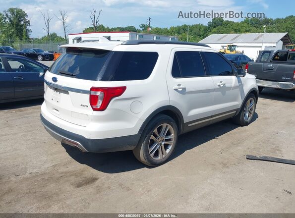 1FM5K8D89GGC19289 2016 FORD EXPLORER White Tył prawy