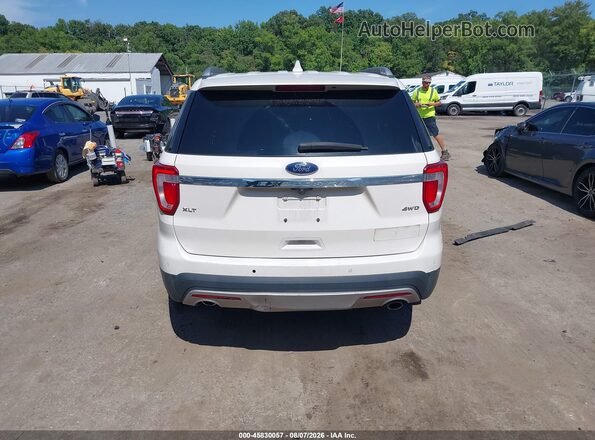 1FM5K8D89GGC19289 2016 FORD EXPLORER White 