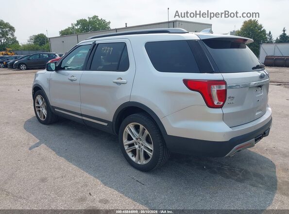 1FM5K8D89GGD23667 2016 FORD EXPLORER Серебряный Задняя левая четверть