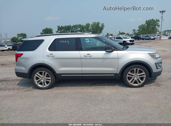 1FM5K8D89GGD23667 2016 FORD EXPLORER Серебряный Вид задней части салона
