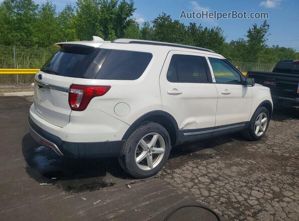 1FM5K8D89HGA45161 2017 FORD EXPLORER White Trasero derecho