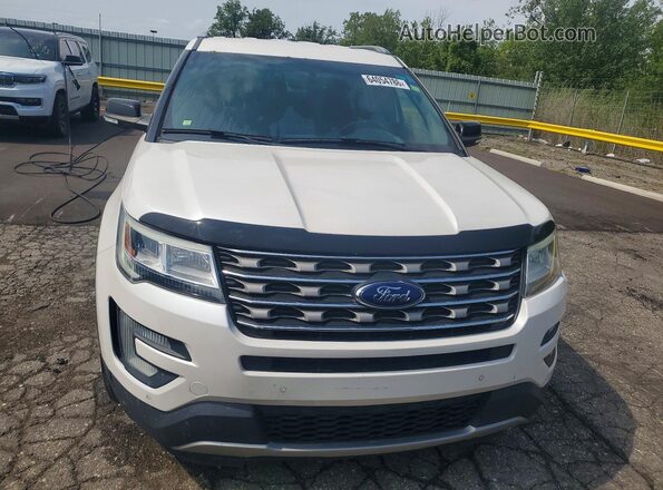 1FM5K8D89HGA45161 2017 FORD EXPLORER White Vista frontal
