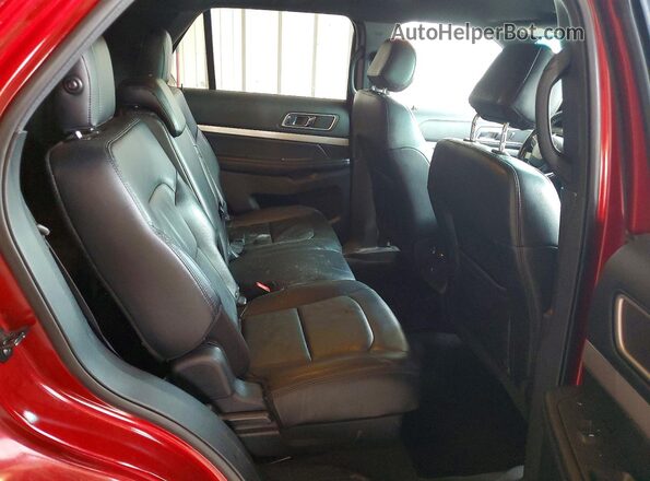 1FM5K8D89HGA57004 2017 FORD EXPLORER Красный Вид задней части салона