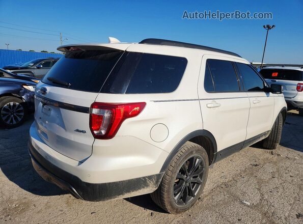1FM5K8D89HGA98328 2017 FORD EXPLORER White Задня права чверть