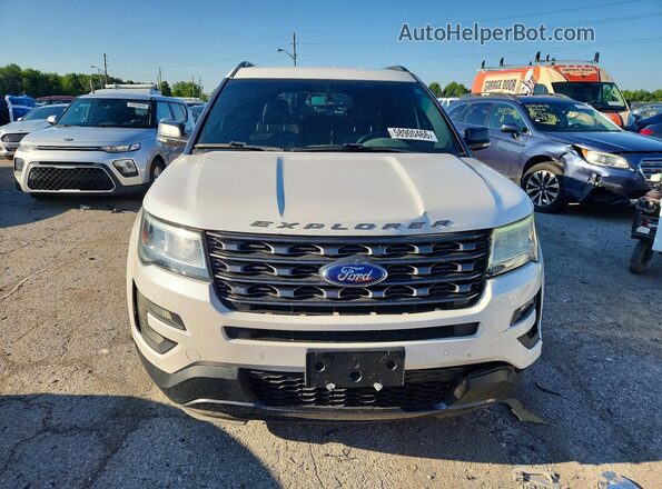 1FM5K8D89HGA98328 2017 FORD EXPLORER White Вид спереду