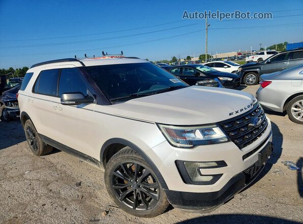 1FM5K8D89HGA98328 2017 FORD EXPLORER White Передня права чверть