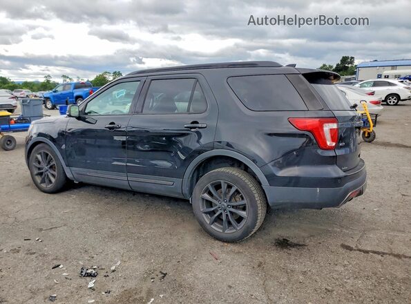 1FM5K8D89HGC28835 2017 FORD EXPLORER Black Հետևի ձախ