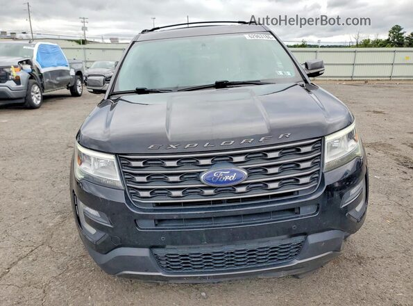 1FM5K8D89HGC28835 2017 FORD EXPLORER Black Դիմացի տեսք
