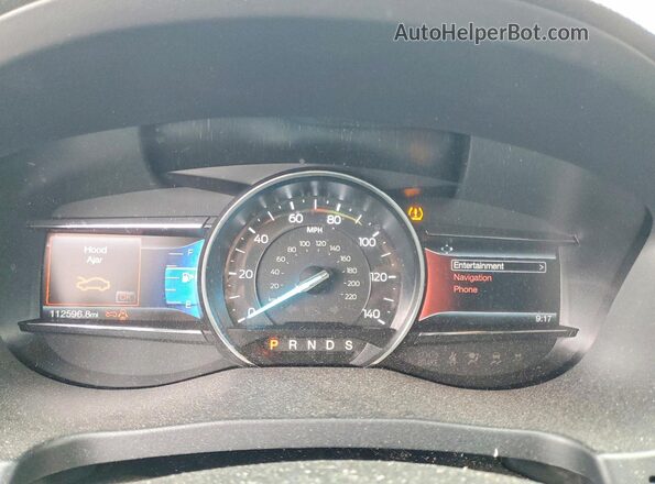1FM5K8D89HGC28835 2017 FORD EXPLORER Black Սարքավորումների վահանակի տեսք