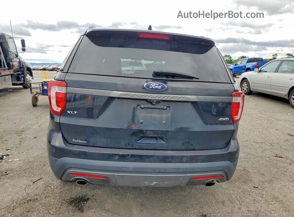 1FM5K8D89HGC28835 2017 FORD EXPLORER Black Հետևի տեսք
