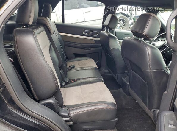 1FM5K8D89HGC28835 2017 FORD EXPLORER Black Սալոնի հետևի տեսք