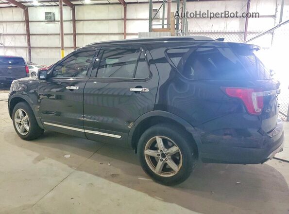 1FM5K8D89HGD38221 2017 FORD EXPLORER Черный Задняя левая четверть