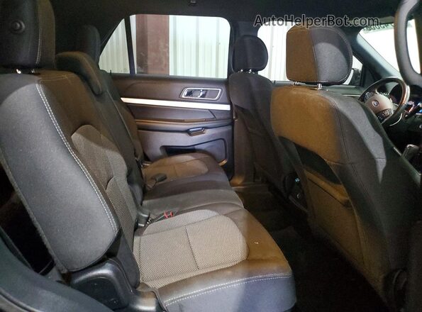 1FM5K8D89HGD38221 2017 FORD EXPLORER Черный Вид задней части салона