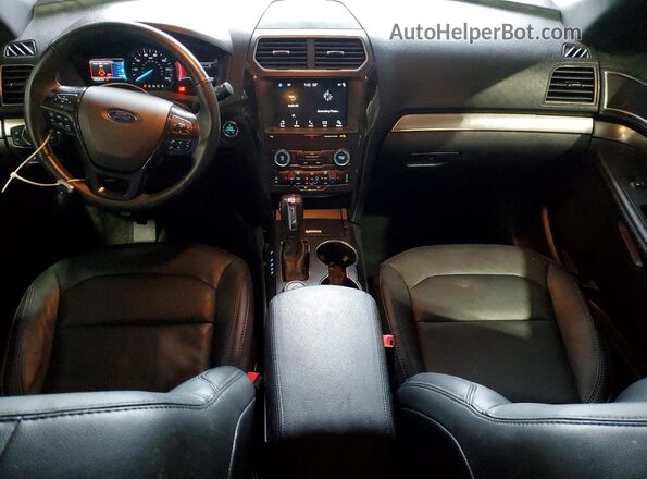 1FM5K8D89JGA77985 2018 FORD EXPLORER Brown წინა პანელის ხედი