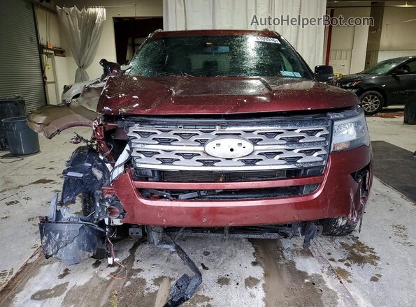 1FM5K8D89JGA77985 2018 FORD EXPLORER Brown წინა ხედი