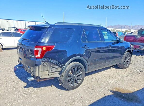 1FM5K8D89JGC27724 2018 FORD EXPLORER Black Rear right