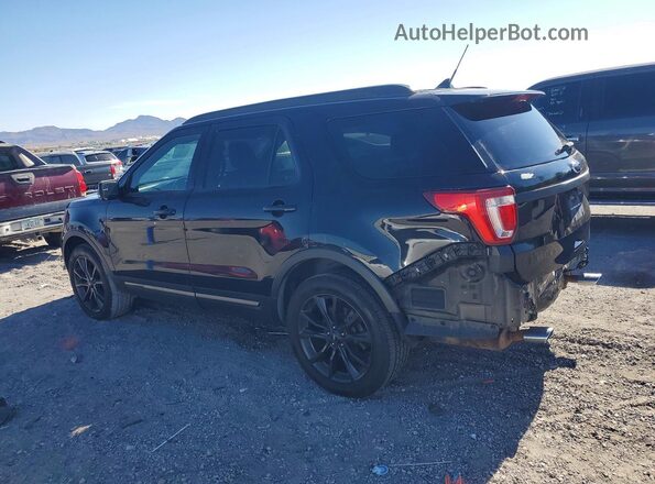 1FM5K8D89JGC27724 2018 FORD EXPLORER Black Rear left