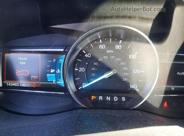 1FM5K8D89JGC27724 2018 FORD EXPLORER Black Instrument cluster view