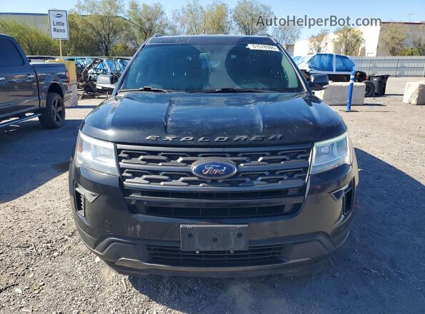 1FM5K8D89JGC27724 2018 FORD EXPLORER Black Front view
