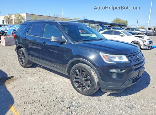 1FM5K8D89JGC27724 2018 FORD EXPLORER Black Front right