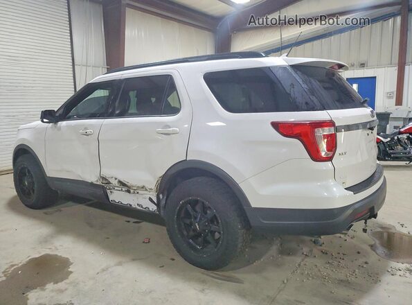 1FM5K8D89JGC61369 2018 FORD EXPLORER White Задня ліва чверть