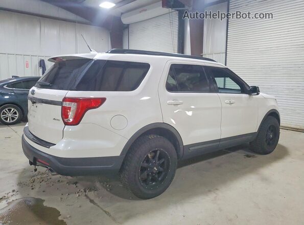 1FM5K8D89JGC61369 2018 FORD EXPLORER White Задня права чверть