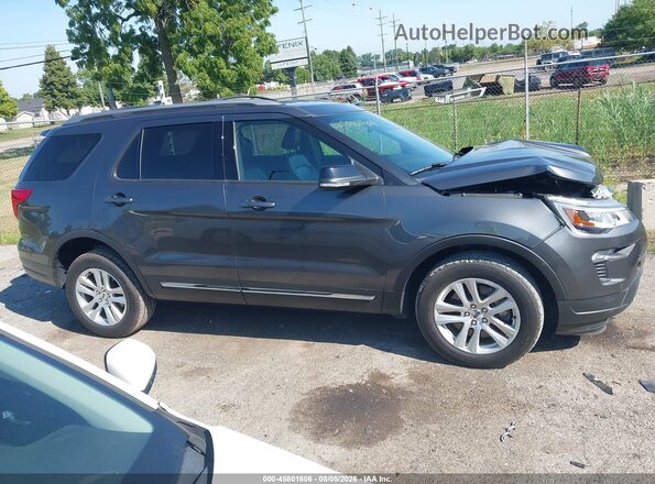 1FM5K8D89JGC67608 2018 FORD EXPLORER Black Սալոնի հետևի տեսք