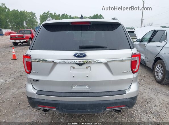1FM5K8D89JGC82688 2018 FORD EXPLORER Silver 