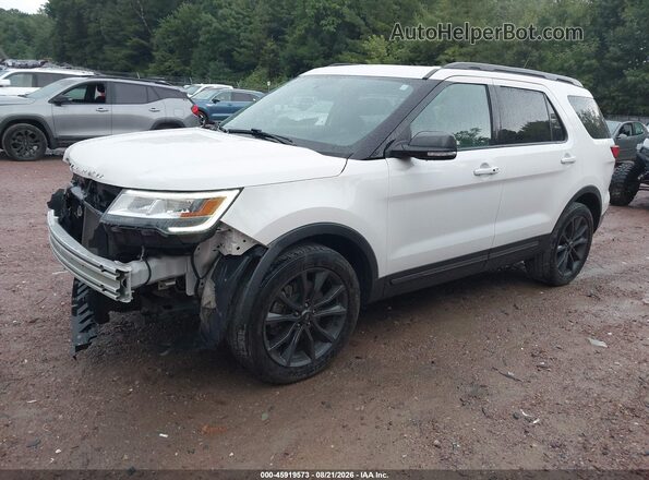 1FM5K8D89KGA60976 2019 FORD EXPLORER White Przód lewy