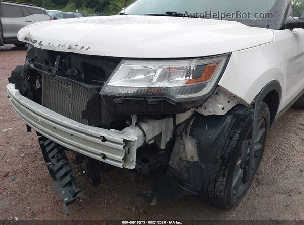 1FM5K8D89KGA60976 2019 FORD EXPLORER White Widok z przodu
