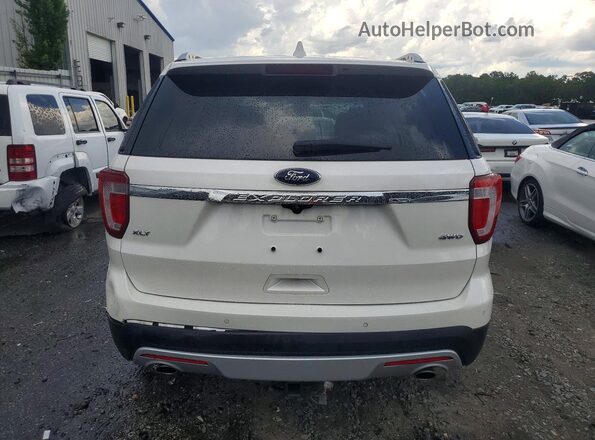 1FM5K8D8XGGA49895 2016 FORD EXPLORER White Հետևի տեսք