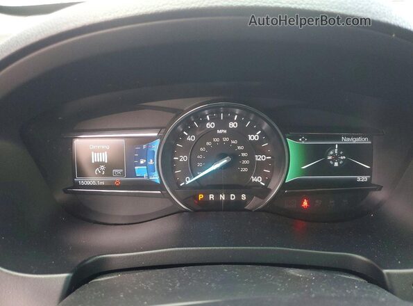 1FM5K8D8XGGA49895 2016 FORD EXPLORER White Սարքավորումների վահանակի տեսք