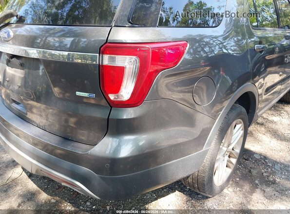 1FM5K8D8XGGB11585 2016 FORD EXPLORER Gray Widok z przodu