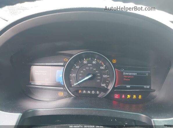 1FM5K8D8XGGC10584 2016 FORD EXPLORER Gray Вид задніх сидінь