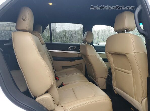 1FM5K8D8XGGC51412 2016 FORD EXPLORER White Vista interior trasera